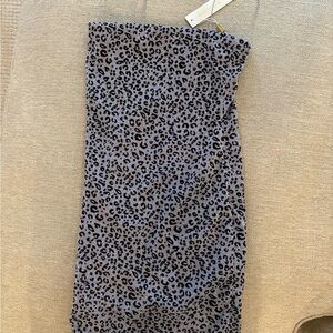 Meshki Leopard Print mini dress